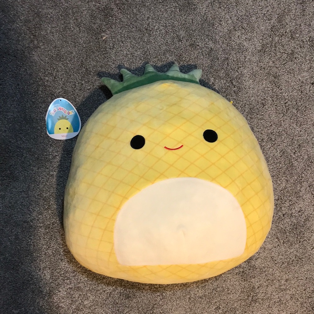 Squishmallows Original 20-Inch Maui Yellow Pineapple with Green Top